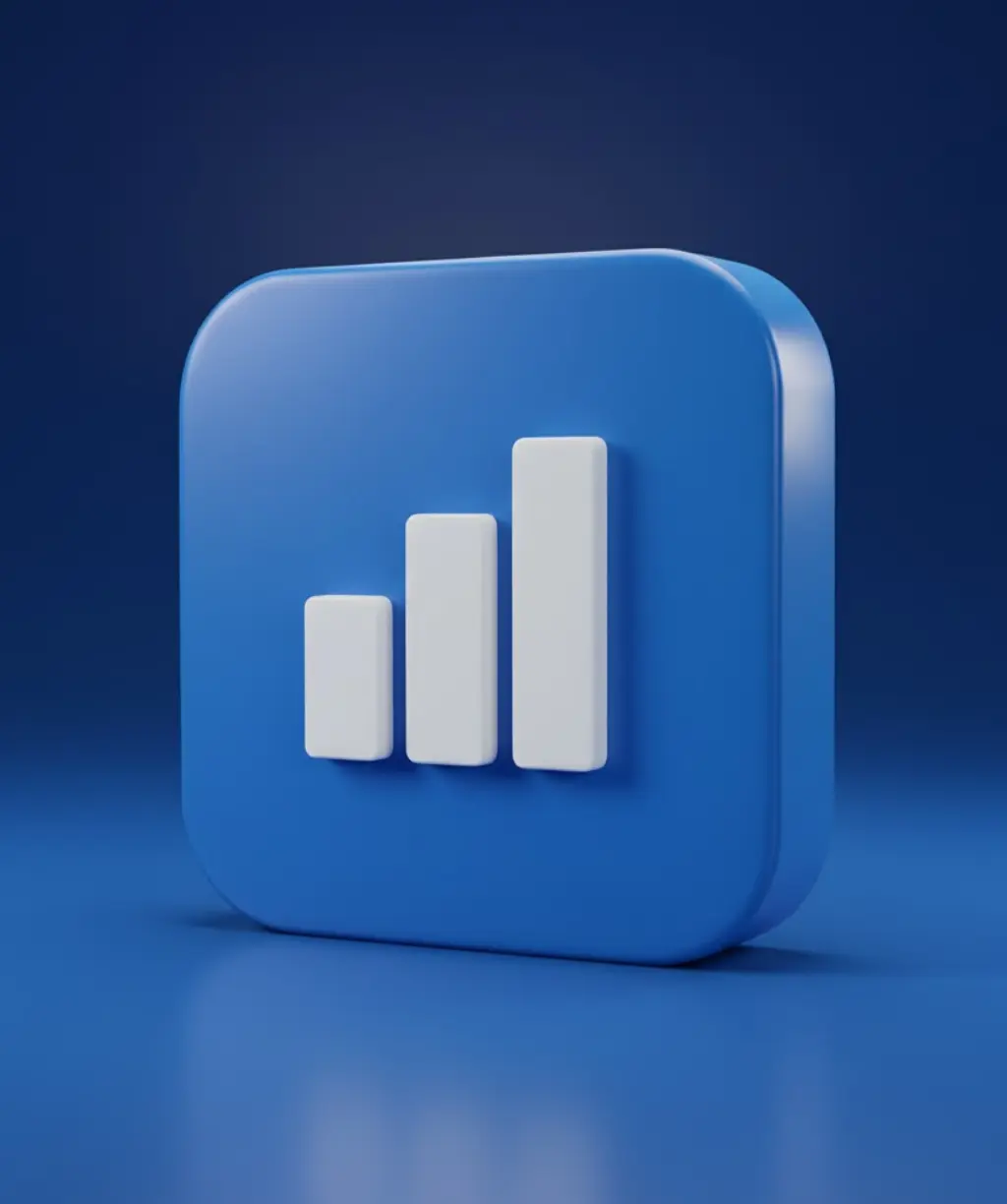 Mobile first responsive design interface layout on a smartphone screen